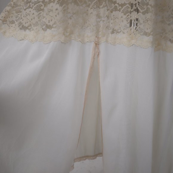 ❄ Vintage Tosca Nightgown Robe Set White Lace Galore Bridal Peignoir Lingerie M - Picture 4 of 10